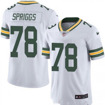 Men's Green Bay Packers #78 Jason Spriggs White 2016 Color Rush Stitched NFL Nike Limited Jersey