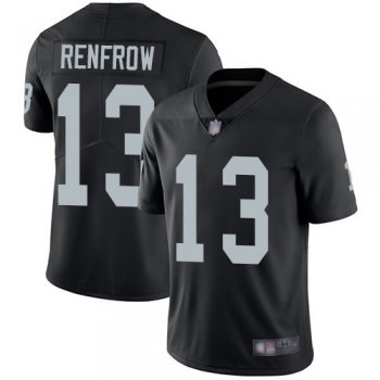 Raiders #13 Hunter Renfrow Black Team Color Men's Stitched Football Vapor Untouchable Limited Jersey