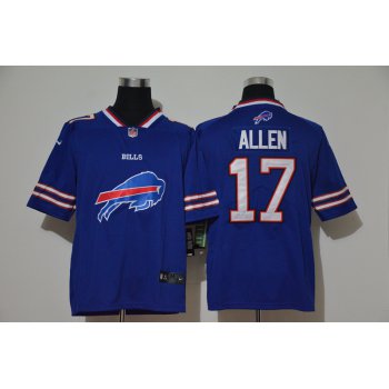Men's Buffalo Bills #17 Josh Allen Royal Blue 2020 Big Logo Vapor Untouchable Stitched NFL Nike Fashion Limited Jersey
