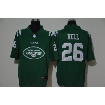 Men's New York Jets #26 Le'Veon Bell Green 2020 Big Logo Vapor Untouchable Stitched NFL Nike Fashion Limited Jersey