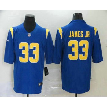 Men's Los Angeles Chargers #33 Derwin James Jr Royal Blue 2020 NEW Color Rush Stitched NFL Nike Limited Jersey