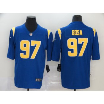Men's Los Angeles Chargers #97 Joey Bosa Royal Blue 2020 NEW Color Rush Stitched NFL Nike Limited Jersey