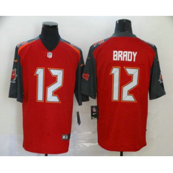 Men's Tampa Bay Buccaneers #12 Tom Brady Red 2020 Vapor Untouchable Stitched NFL Nike Limited Jersey