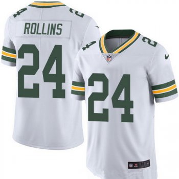Men's Green Bay Packers #24 Quinten Rollins White 2016 Color Rush Stitched NFL Nike Limited Jersey