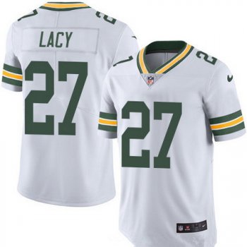 Men's Green Bay Packers #27 Eddie Lacy White 2016 Color Rush Stitched NFL Nike Limited Jersey