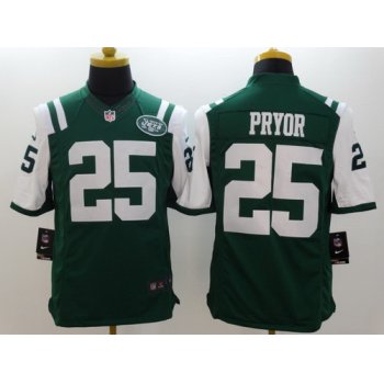 Nike New York Jets #25 Calvin Pryor Green Limited Jersey