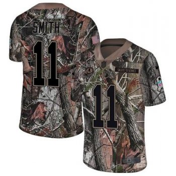 Nike Redskins #11 Alex Smith Camo Men's Stitched NFL Limited Rush Realtree Jersey