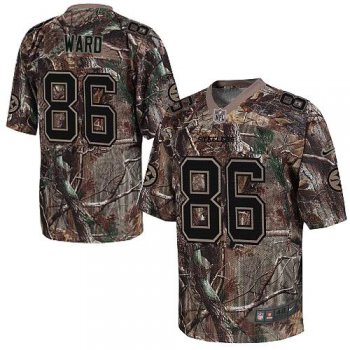 Nike Steelers #86 Hines Ward Camo Men's Stitched NFL Realtree Elite Jersey
