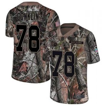 Nike Titans #78 Jack Conklin Camo Men's Stitched NFL Limited Rush Realtree Jersey