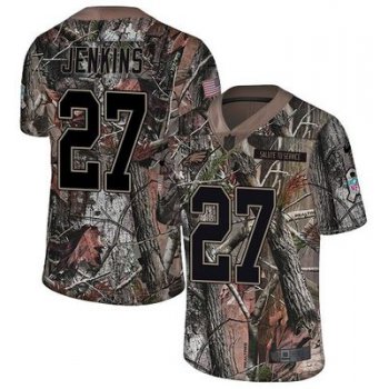 Nike Eagles #27 Malcolm Jenkins Camo Men's Stitched NFL Limited Rush Realtree Jersey