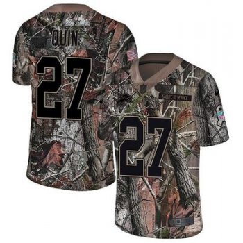 Nike Lions #27 Glover Quin Camo Men's Stitched NFL Limited Rush Realtree Jersey
