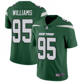 Jets #95 Quinnen Williams Green Team Color Men's Stitched Football Vapor Untouchable Limited Jersey