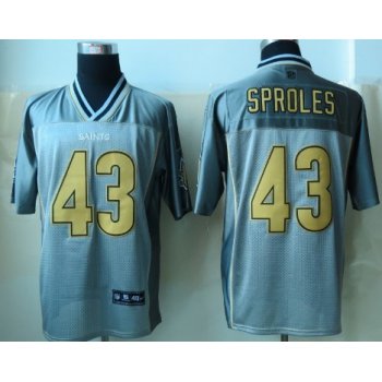 Nike New Orleans Saints #43 Darren Sproles 2013 Gray Vapor Elite Jersey