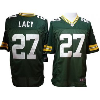 Nike Green Bay Packers #27 Eddie Lacy Green Limited Jersey