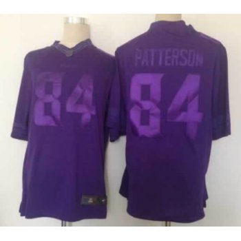 Nike Minnesota Vikings #84 Cordarrelle Patterson Drenched Limited Purple Jersey