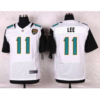 Men's Jacksonville Jaguars #11 Marqise Lee White Road NFL Nike Elite Jersey