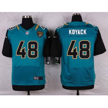 Men's Jacksonville Jaguars #48 Ben Koyack Teal Green Alternate NFL Nike Elite Jersey