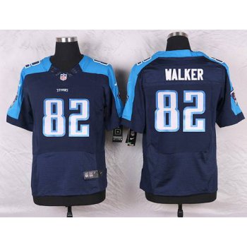 Men's Tennessee Titans #82 Delanie Walker Navy Blue Alternate NFL Nike Elite Jersey