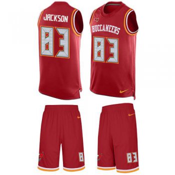 Nike Buccaneers #83 Vincent Jackson Red Team Color Men's Stitched NFL Limited Tank Top Suit Jersey