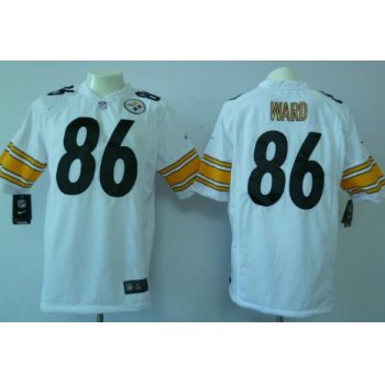 Nike Pittsburgh Steelers #86 Hines Ward White Game Jersey