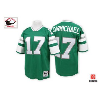 Philadelphia Eagles #17 Harold Carmichael Light Green Throwback Jersey