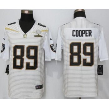 Men's Oakland Raiders #89 Amari Cooper White 2016 Pro Bowl Nike Stitched NFL Nike Elite Jersey