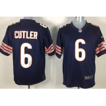 Nike Chicago Bears #6 Jay Cutler Blue Game Jersey