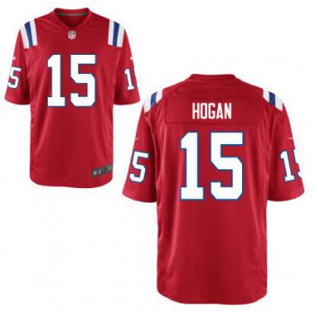 Men's New England Patriots #15 Chris Hogan Red Alternate NFL Nike Elite Jersey