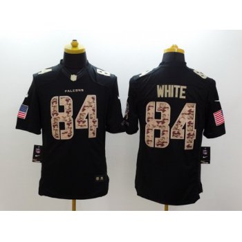 Nike Atlanta Falcons #84 Roddy White Salute to Service Black Limited Jersey