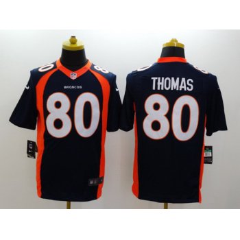 Nike Denver Broncos #80 Julius Thomas 2013 Blue Limited Jersey