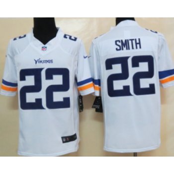 Nike Minnesota Vikings #22 Harrison Smith 2013 White Limited Jersey