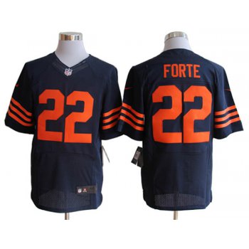 Size 60 4XL-Matt Forte Chicago Bears #22 Blue&Yellow Stitched Nike Elite NFL Jerseys