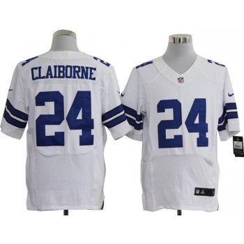 Size 60 4XL-Morris Claiborne Dallas Cowboys #24 White Stitched Nike Elite NFL Jerseys
