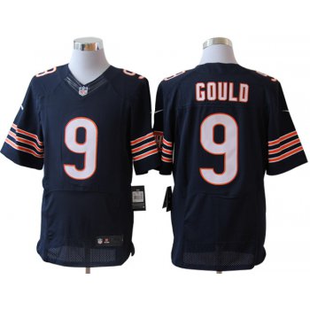 Size 60 4XL-Robbie Gould Chicago Bears #9 Blue Stitched Nike Elite NFL Jerseys