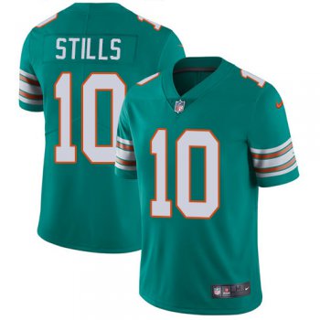 Nike Miami Dolphins #10 Kenny Stills Aqua Green Alternate Men's Stitched NFL Vapor Untouchable Limited Jersey