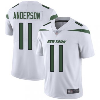 New York Jets #11 Robby Anderson White Men's Stitched Football Vapor Untouchable Limited Jersey