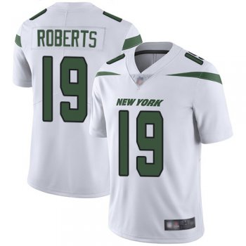 New York Jets #19 Andre Roberts White Men's Stitched Football Vapor Untouchable Limited Jersey