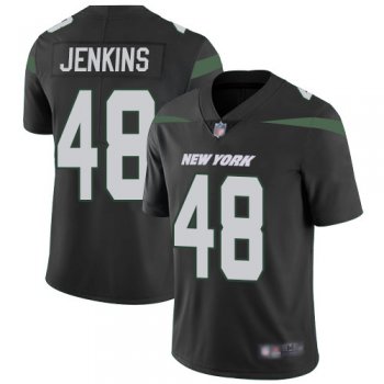 New York Jets #48 Jordan Jenkins Black Alternate Men Stitched Football Vapor Untouchable Limited Jersey