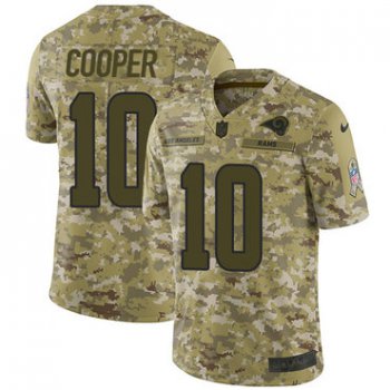 Nike Rams #10 Pharoh Cooper Camo Men's Stitched NFL Limited 2018 Salute To Service Jersey