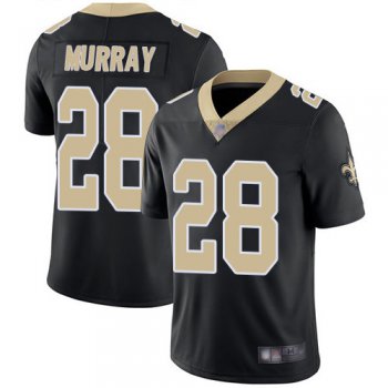 Men's New Orleans Saints #28 Latavius Murray Black Team Color Men's Stitched Football Vapor Untouchable Limited Jersey