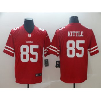 Nike San Francisco 49ers 85 George Kittle Red Vapor Untouchable Limited Jersey