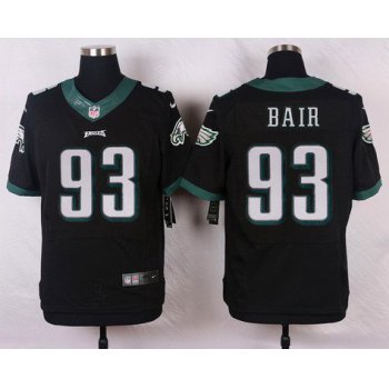 Philadelphia Eagles #93 Brandon Bair Black Alternate NFL Nike Elite Jersey