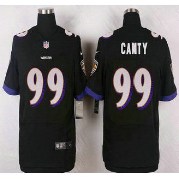 Baltimore Ravens #99 Chris Canty Black Alternate NFL Nike Elite Jersey