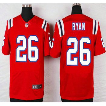 New England Patriots #26 Logan Ryan Red Alternate NFL Nike Elite Jersey