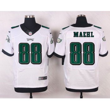 Philadelphia Eagles #88 Jeff Maehl White Road NFL Nike Elite Jersey