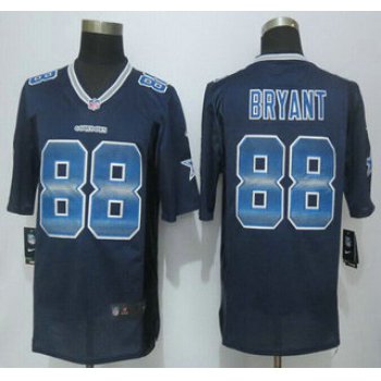 Dallas Cowboys #88 Dez Bryant Navy Blue Strobe 2015 NFL Nike Fashion Jersey