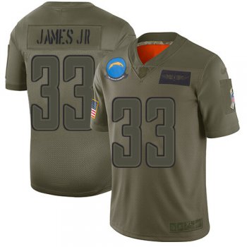 Nike Chargers #33 Derwin James Jr Camo Men's Stitched NFL Limited 2019 Salute To Service Jersey