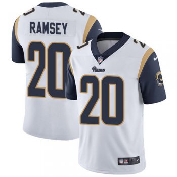 Nike Rams #20 Jalen Ramsey White Men's Stitched NFL Vapor Untouchable Limited Jersey