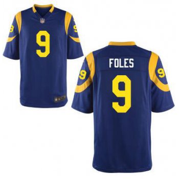 Men's Los Angeles Rams #9 Nick Foles Royal Blue Alternate NFL Nike Elite Jersey