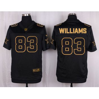 Nike Cowboys #83 Terrance Williams Black Men's Stitched NFL Elite Pro Line Gold Collection Jersey